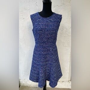 J. Crew Navy Tweed A-Line Dress - size 6